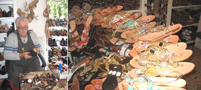Capri's famous shoemaker & handmade sandals